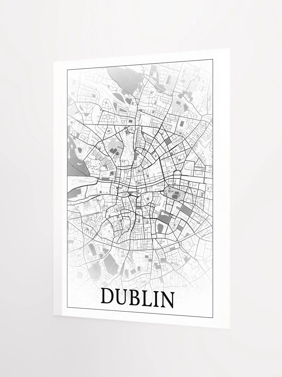 Dublin, Éire, city map print product image (8)