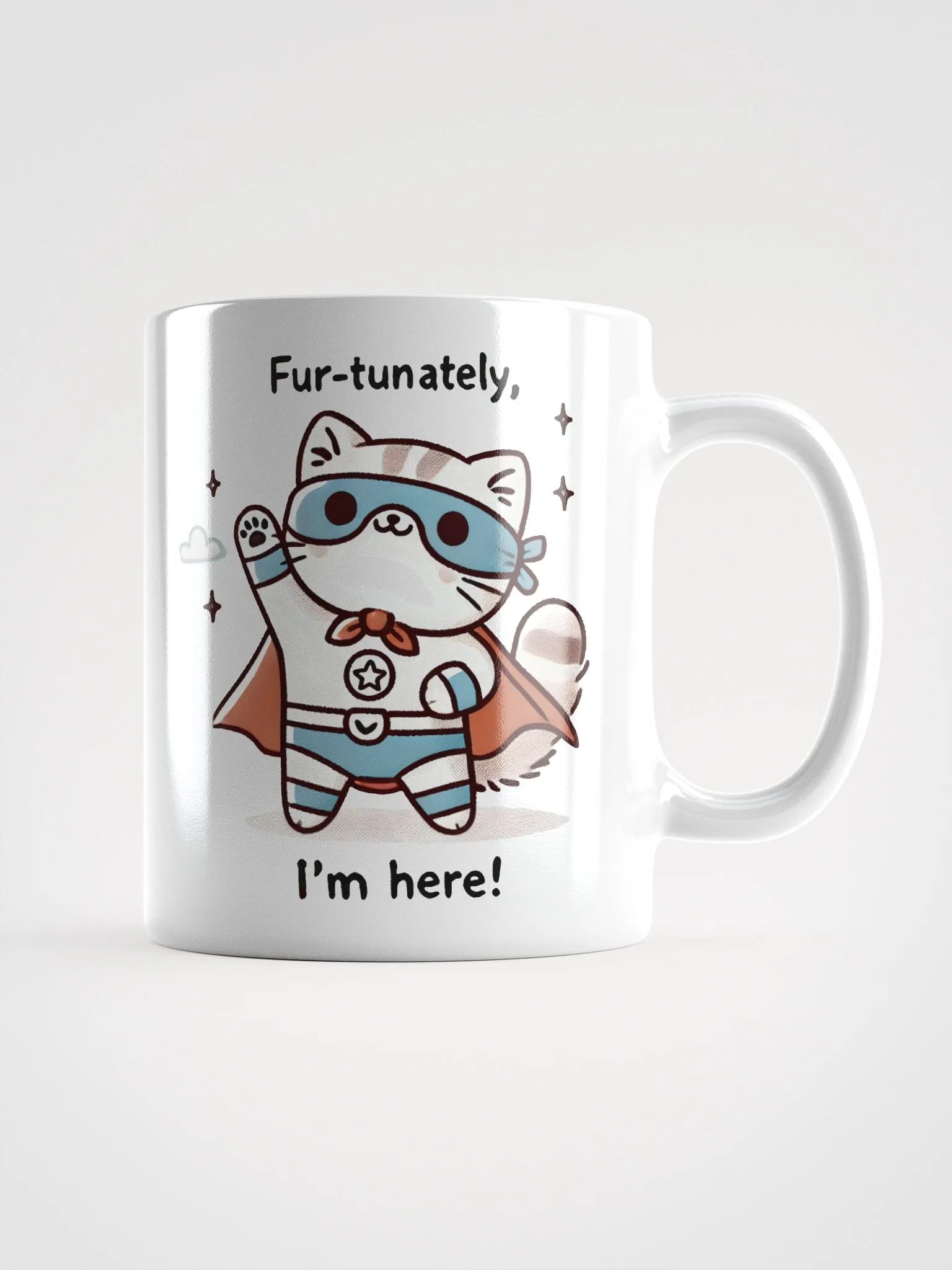 Fur-tunately I'm here mug product image (1)