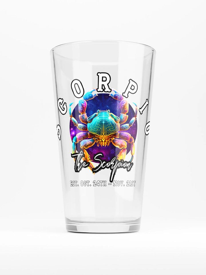 Scorpio - Zodiac Shaker Pint Glass product image (1)