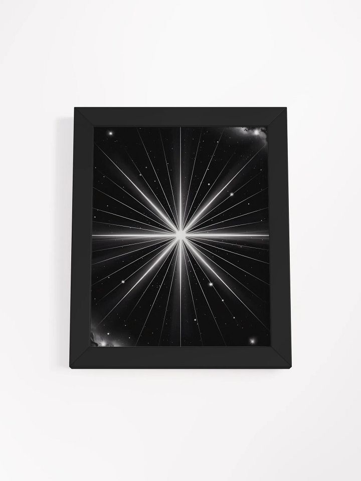 Starburst Framed Print | Abstract Celestial Wall Art product image (1)