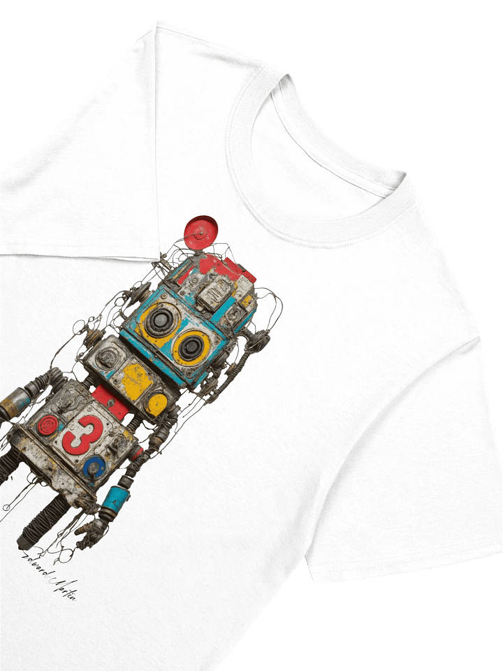 Retro Robot Gear Unisex T-Shirt product image (1)