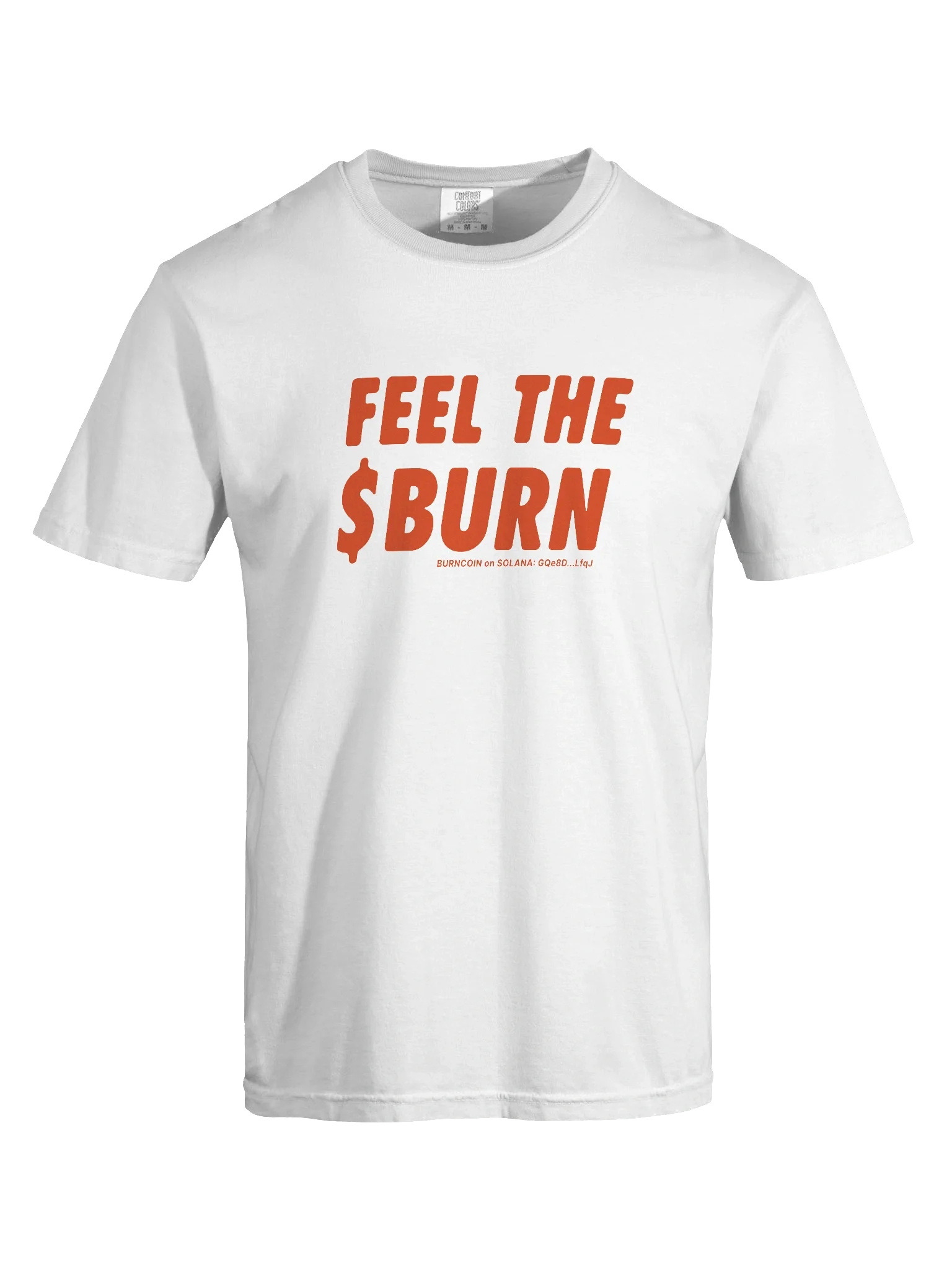 Feel The BURN T-shirt - Red on Light product image (3)