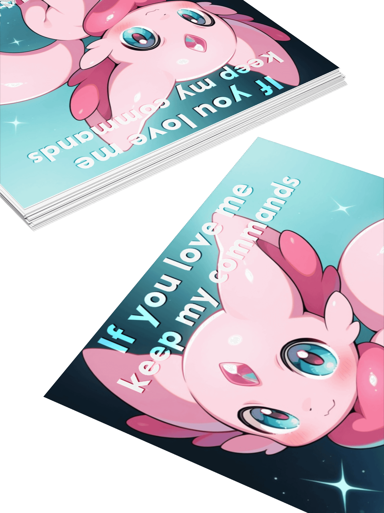 Bible Cuties Laurentina - If you love me keep my commands Sticker product image (8)