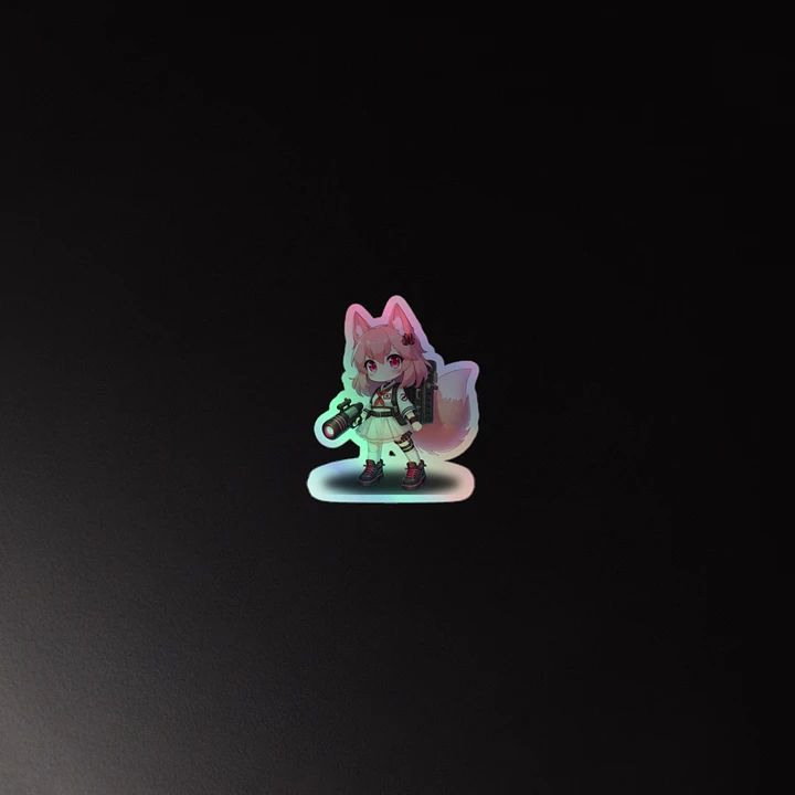 Ghost Buster Kitsune Holographic Sticker product image (2)