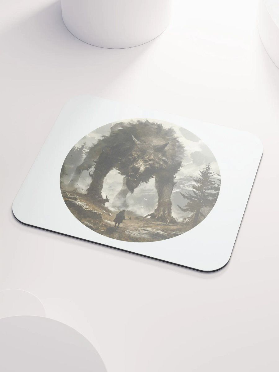 Fenrir - The Monstrous Wolf of Norse Mythology Mouse Pad product image (3)