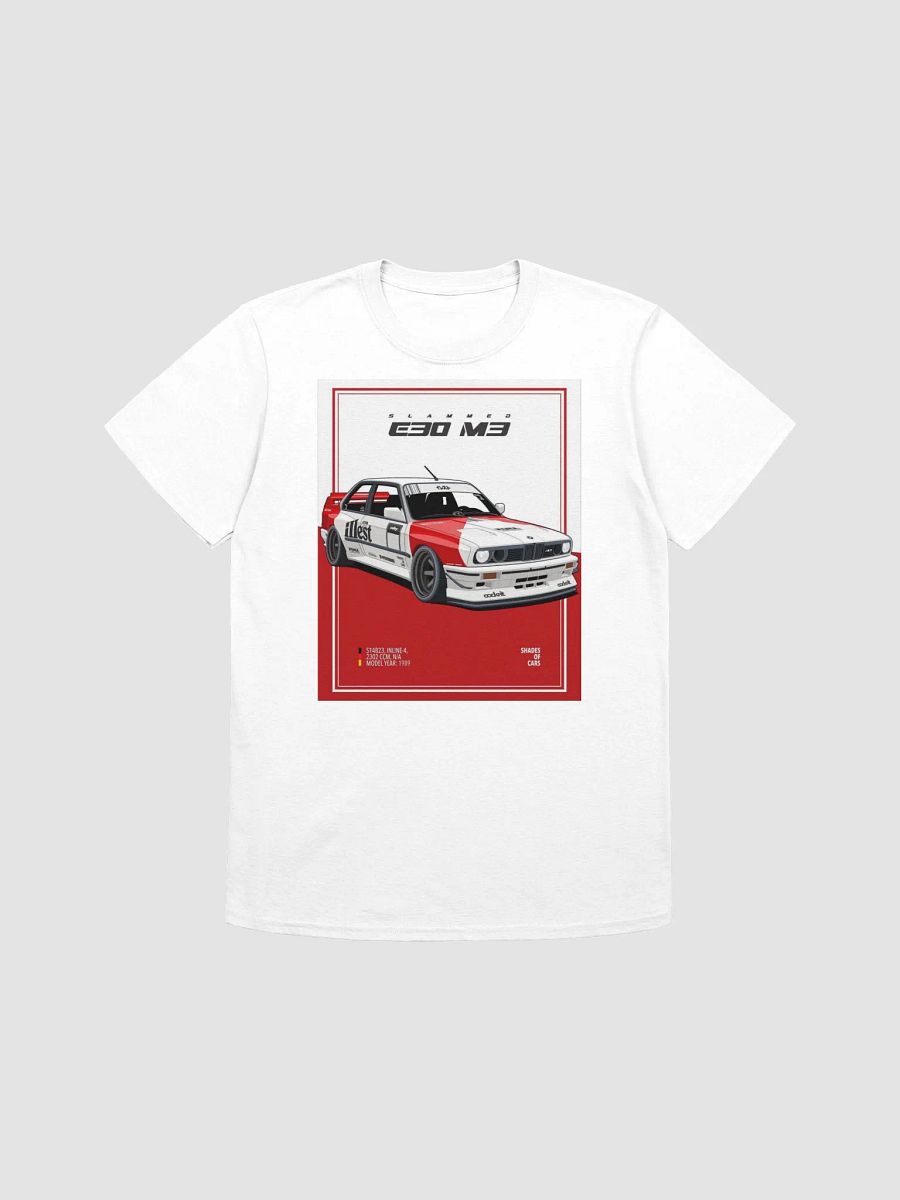 BMW E30 M3 premium cotton t-shirt product image (3)