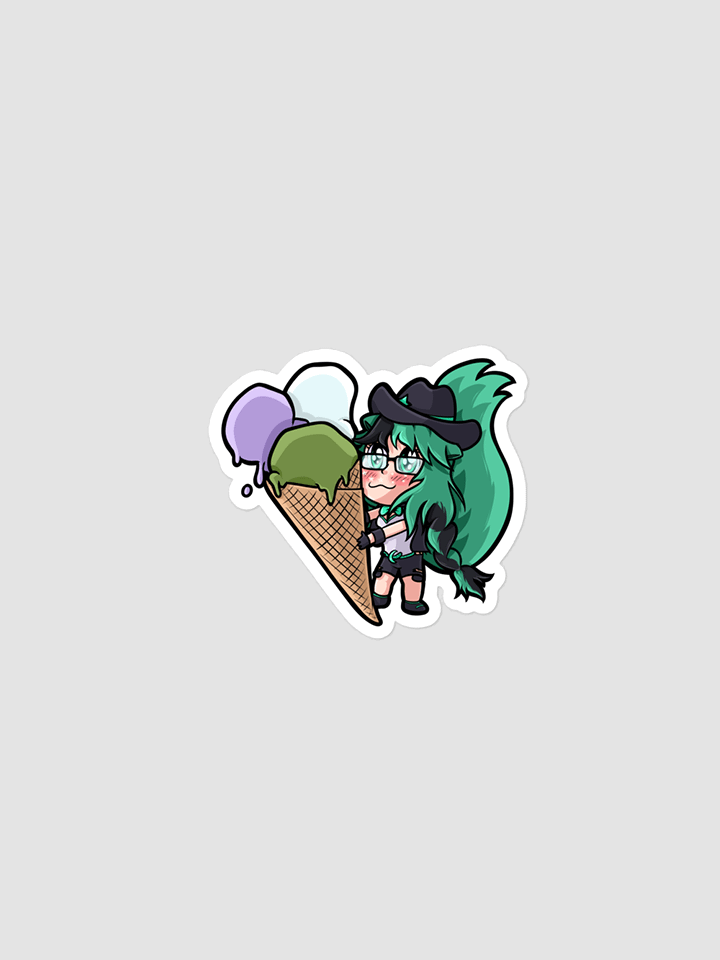 Mintzey Moon Pride Genderqueer Sticker product image (1)