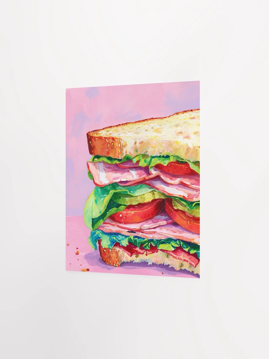 Vibrant Sandwich Delight Poster product image (2)