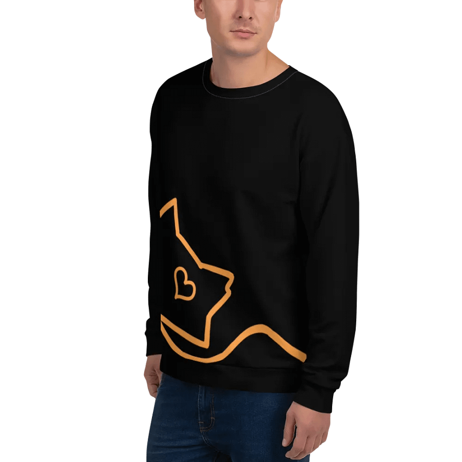 Mellow Ribbon Sweater (Black and Orange) product image (5)