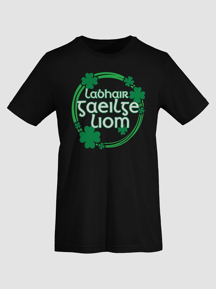 Speak Irish To Me - Labhair Gaeilge Liom ☘️ Supersoft Tee with Vintage-Feel Print product image (2)