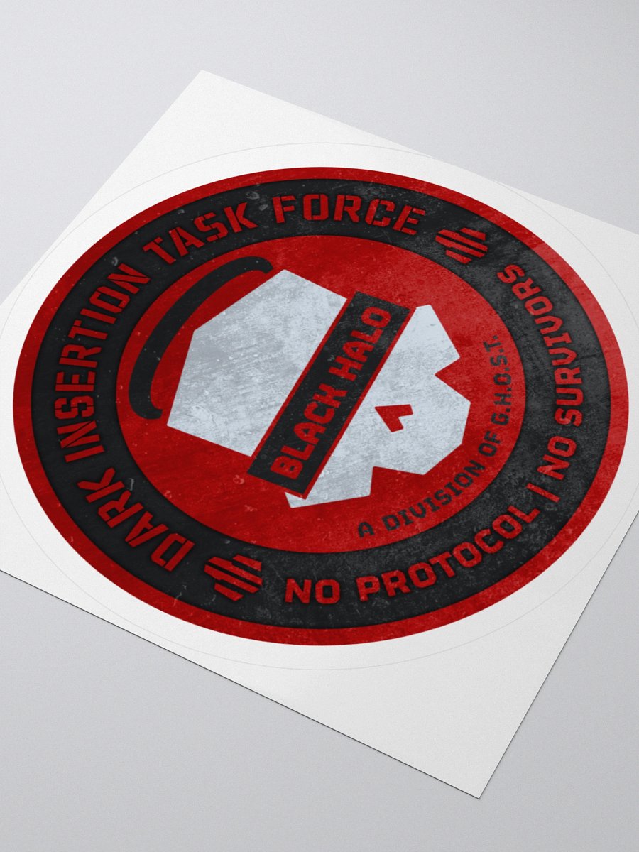 Black Halos Textured Sticker product image (3)