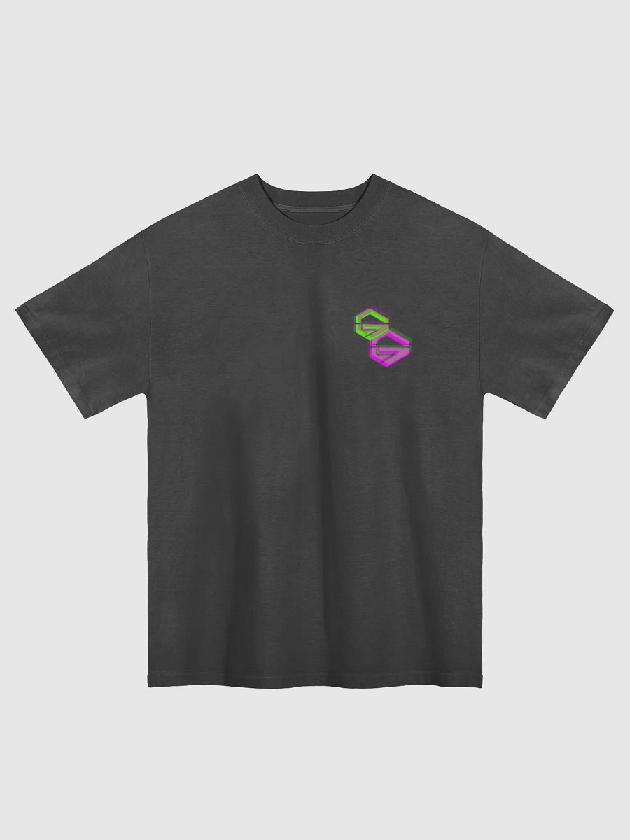 Oversized Faded T-Shirt - Black Unisex with GG Logo product image (1)