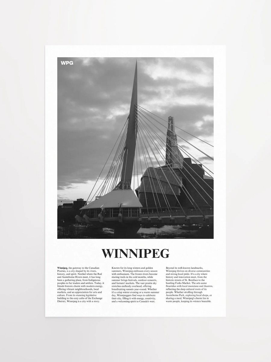 Winnipeg 01 Newspaper Poster product image (11)