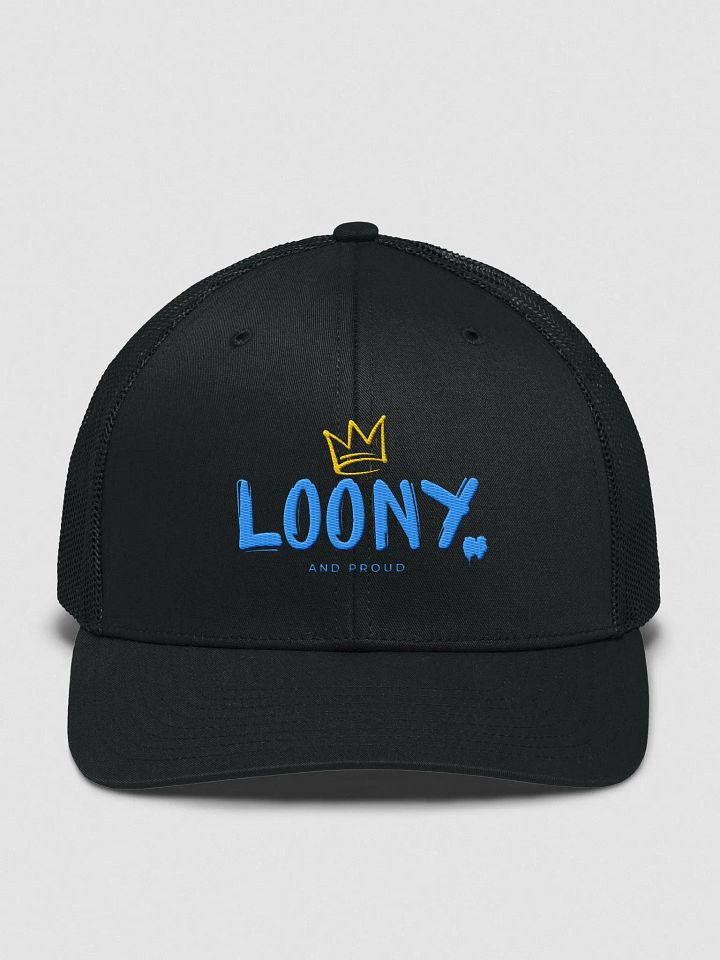 Loony & Proud embroidered trucker hat product image (6)