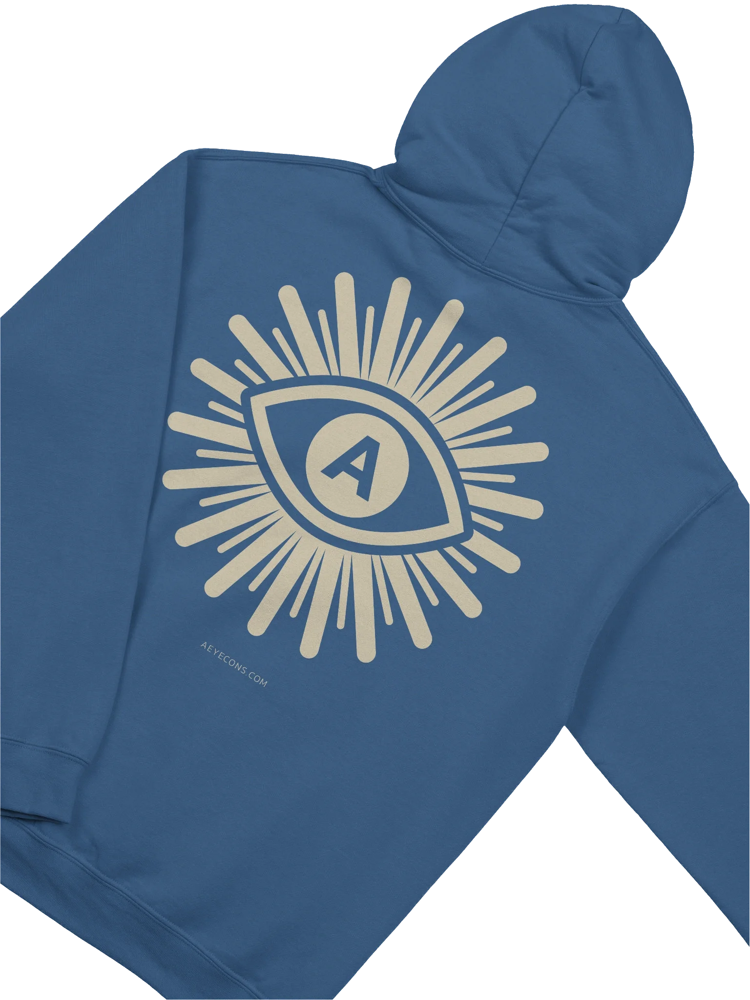 Official Logo of AI™ Burst Hoodie | Dark Colors | AEYECONS™ product image (4)