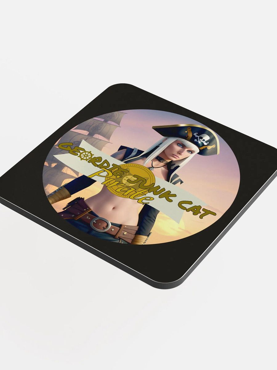 Pirate FOUR Drink Coaster (3.74″x 3.74″, US and EU SHIPPING) product image (4)