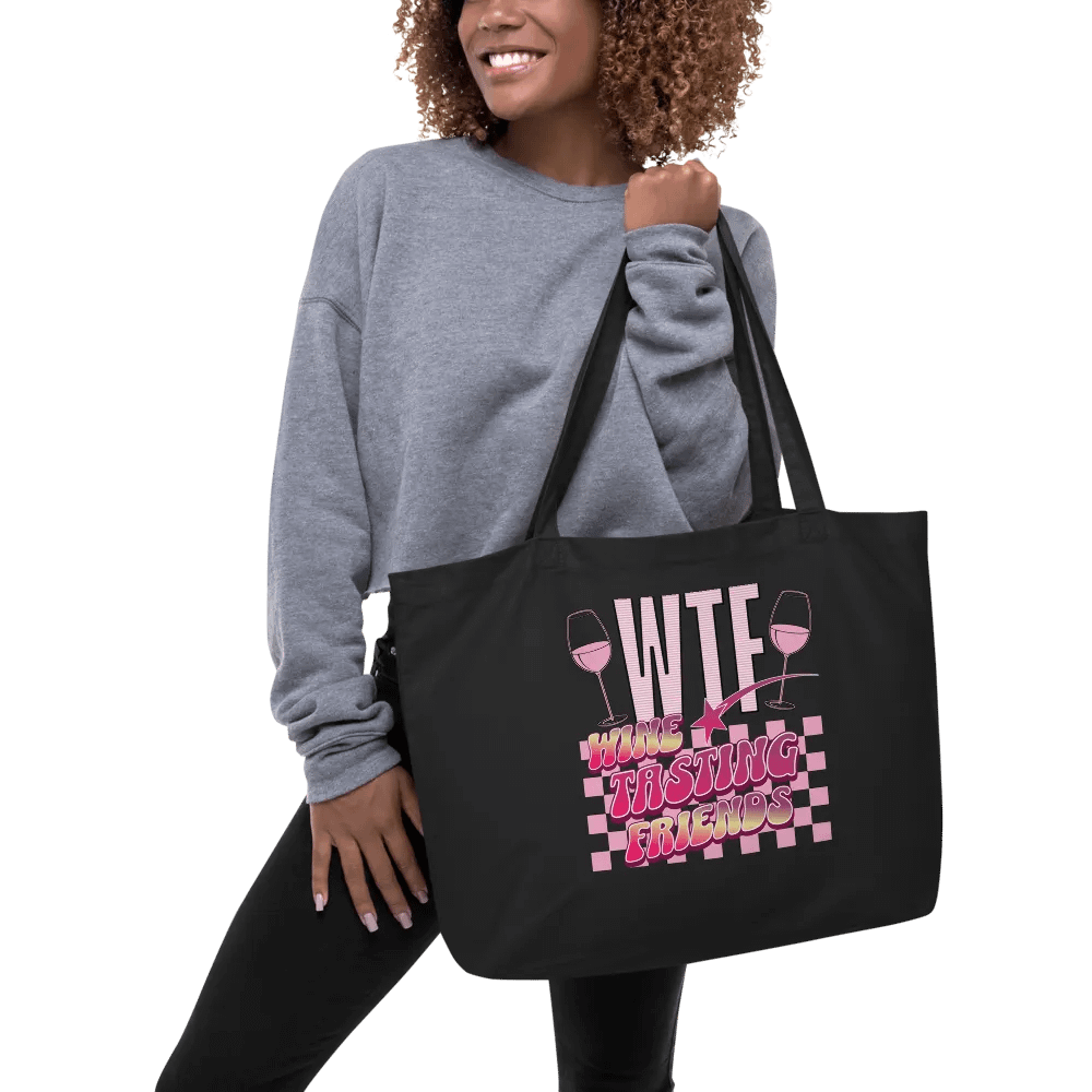 WTF Wine Tasting Friends Tote Bag product image (3)