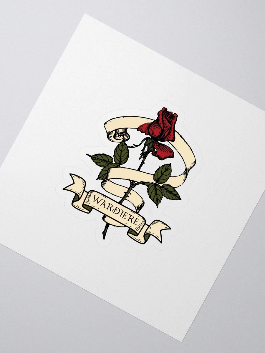 Vintage Rose Wardiere Kiss Cut Stickers product image (2)