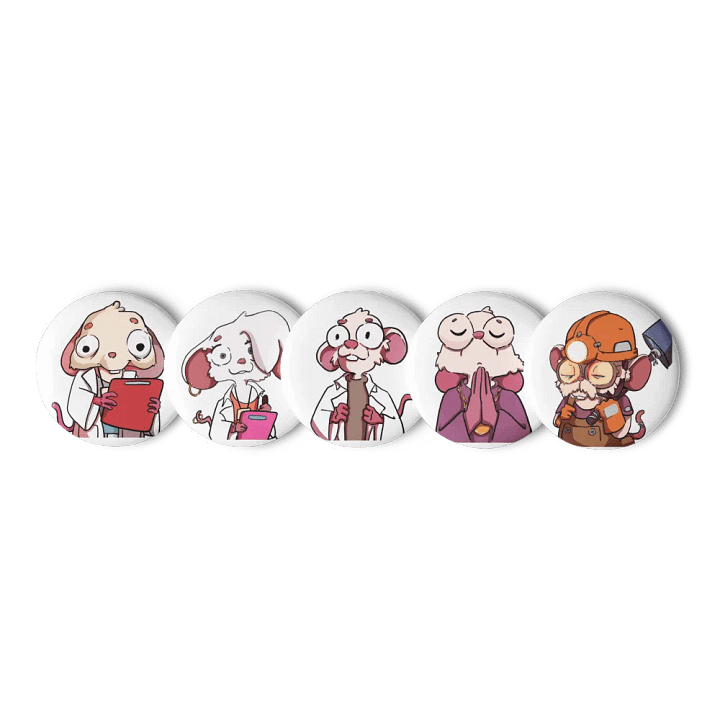 The Lab Rats Pin Button Pack product image (3)
