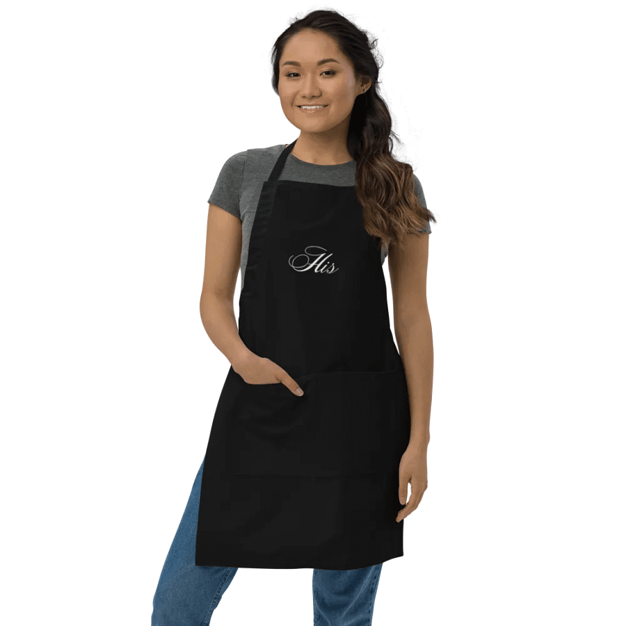 Apron - His - on Black product image (8)