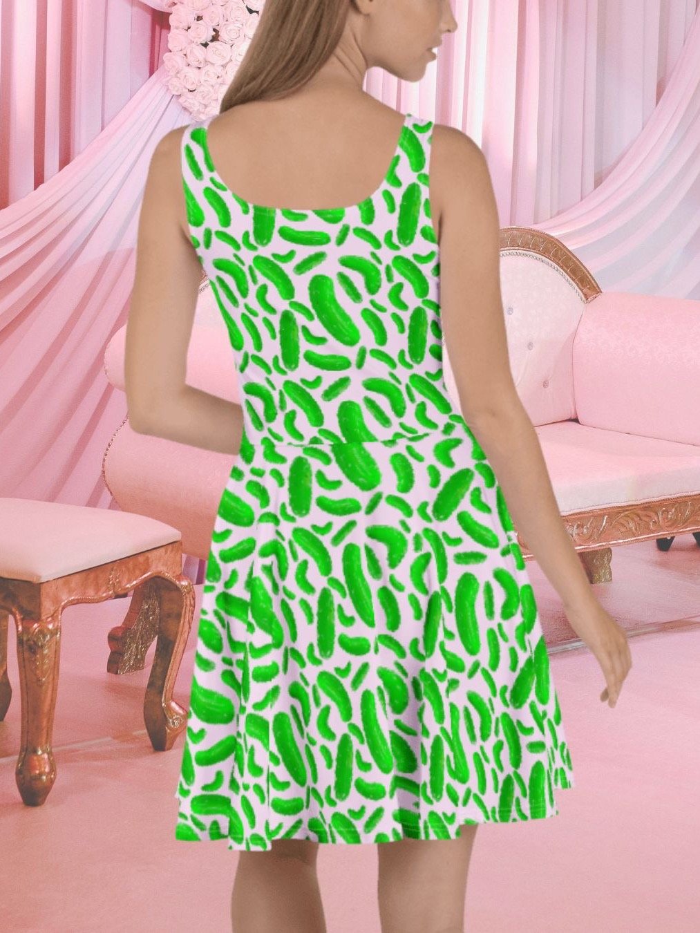 Pickle Lover Skater Dress product image (4)