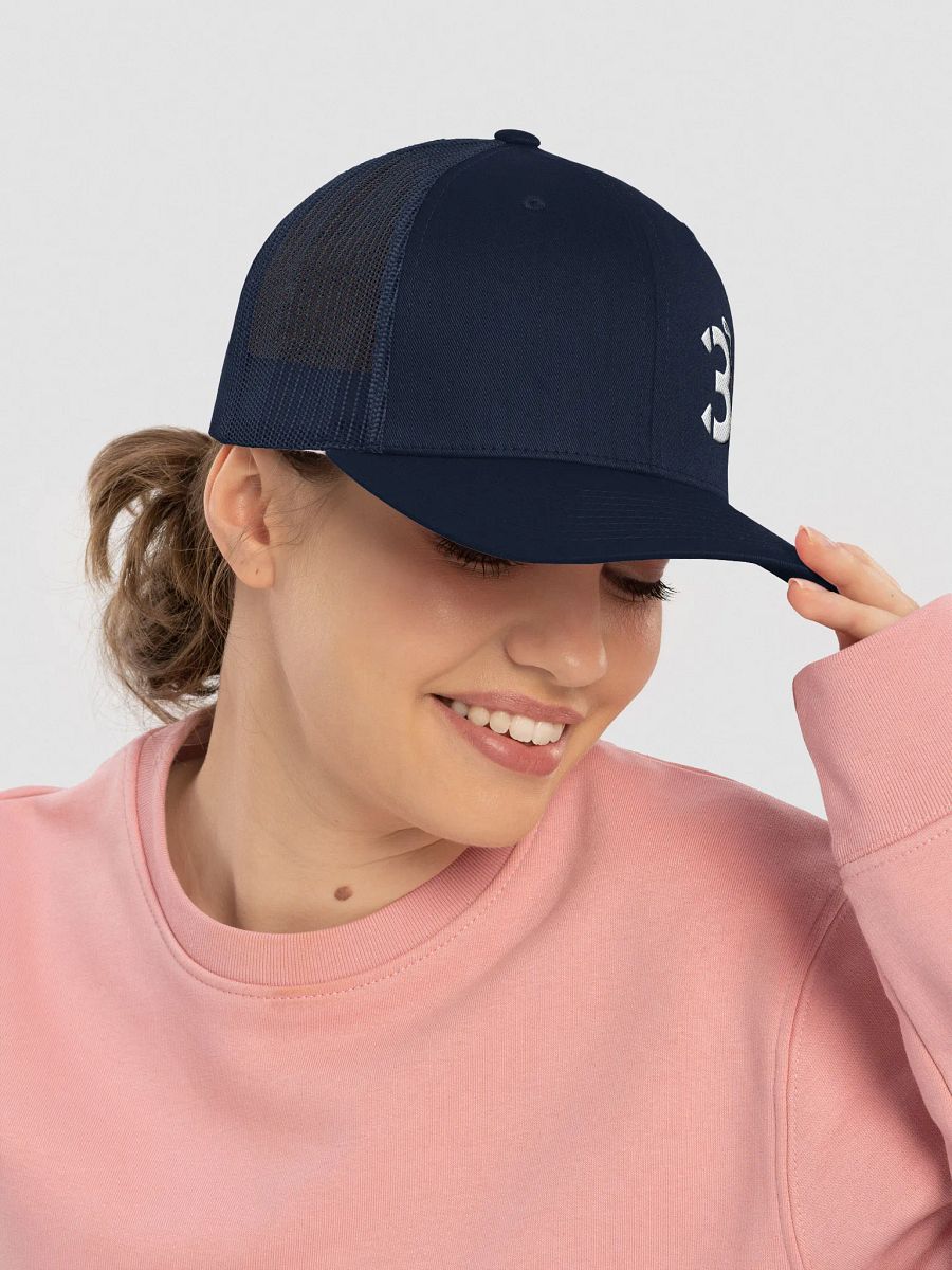3B (Blue/Black) Snapback Trucker Hat product image (10)