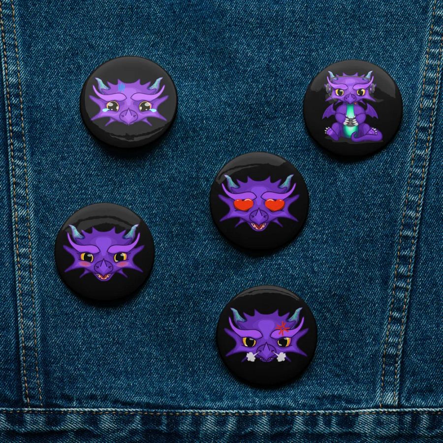 Gaming Dragon Pins product image (3)
