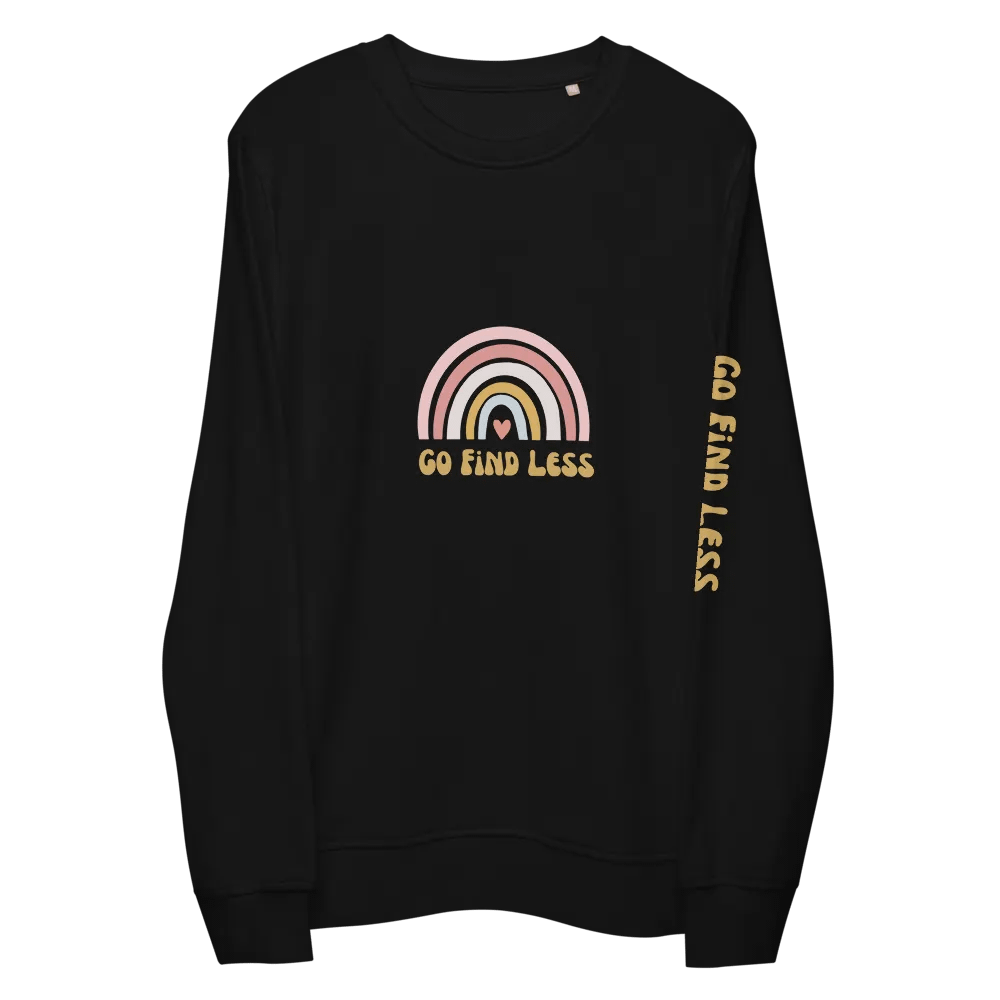 Go Find Less - Unisex Organic Cotton Sweatshirt product image (9)
