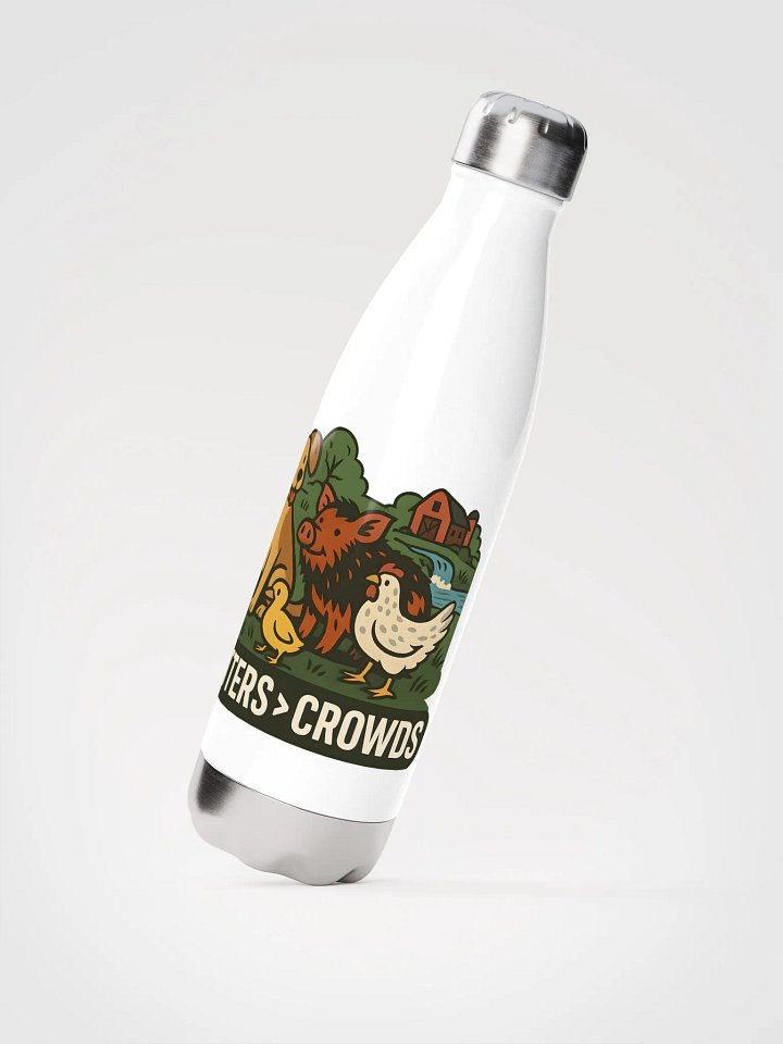 Critters Over Crowds Stainless Steel Water Bottle product image (7)