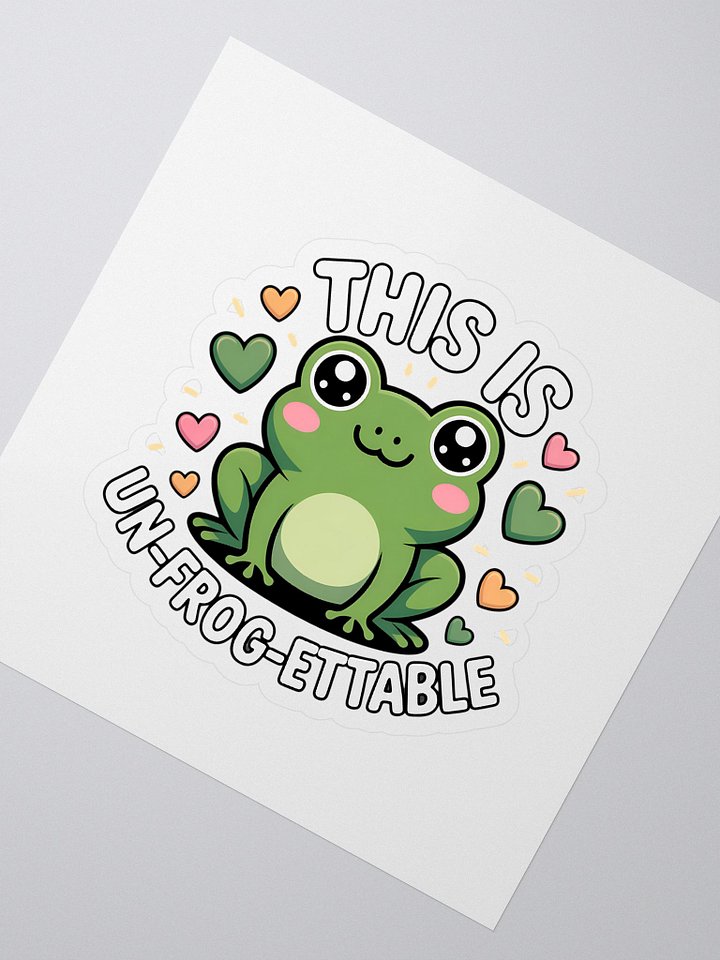 Un-FROG-ettable Kiss Cut Stickers product image (2)