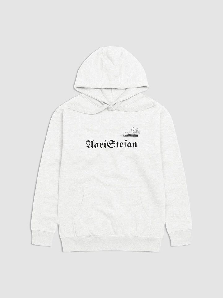 White Cotton Unisex Premium Hoodie product image (1)