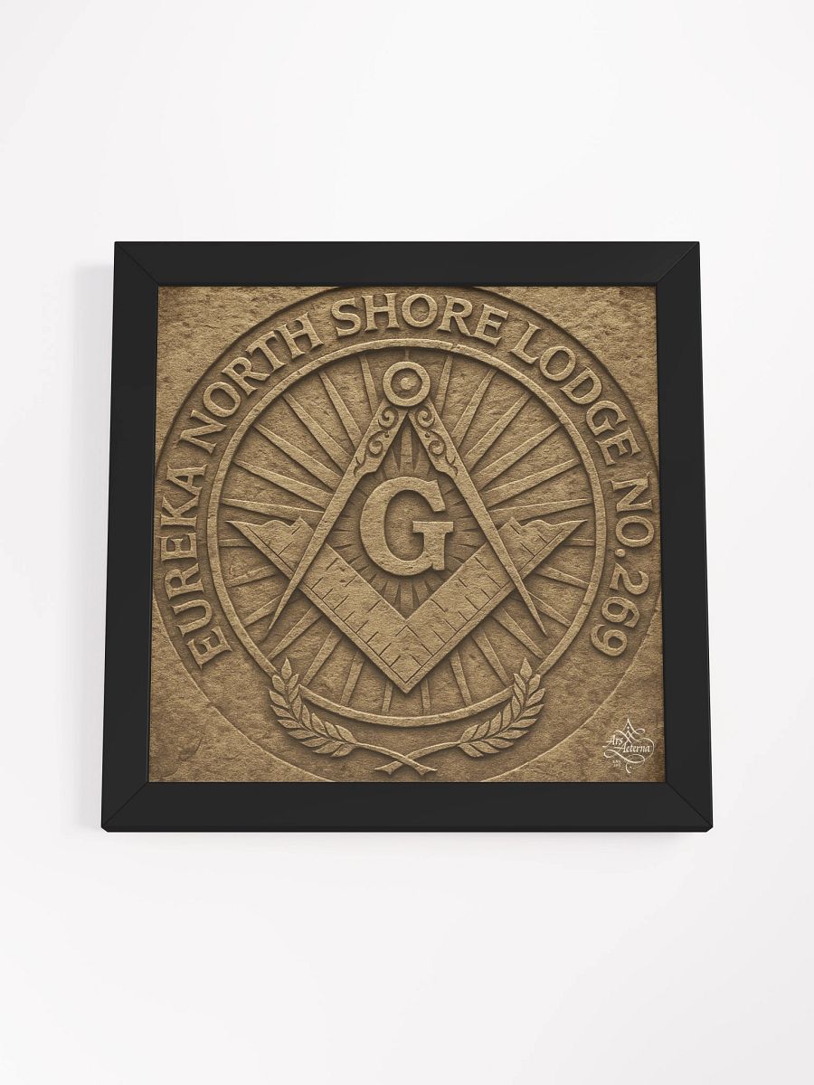Marked in Stone – Framed Matte Print product image (4)