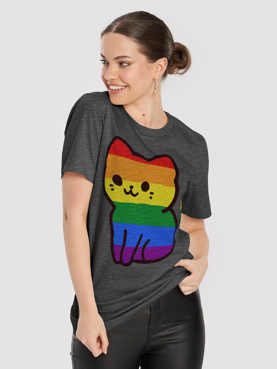 Rainbow Pride Kitty Woman's Shirt product image (83)