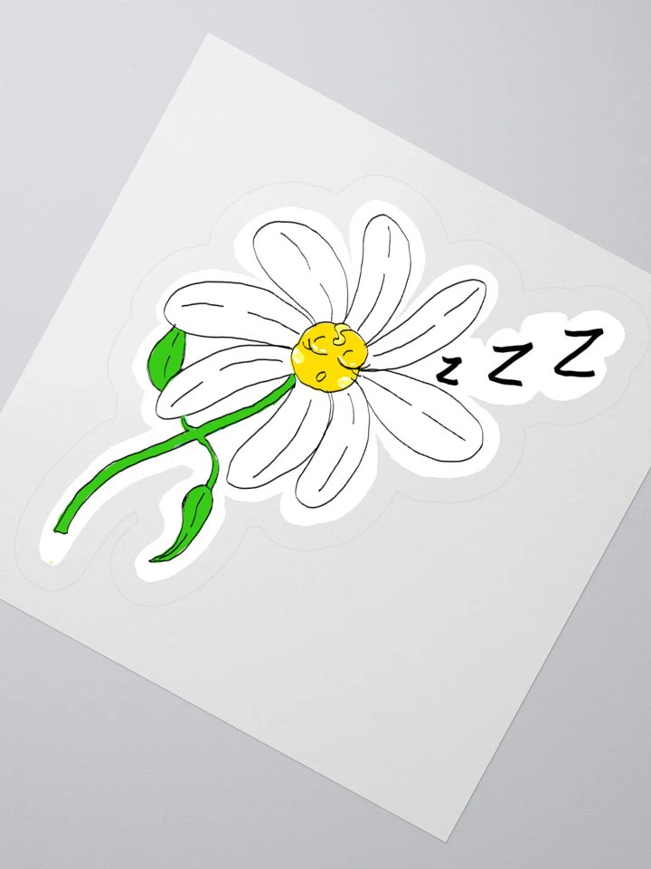 Dozing Daisy Vinyl Stickers product image (6)
