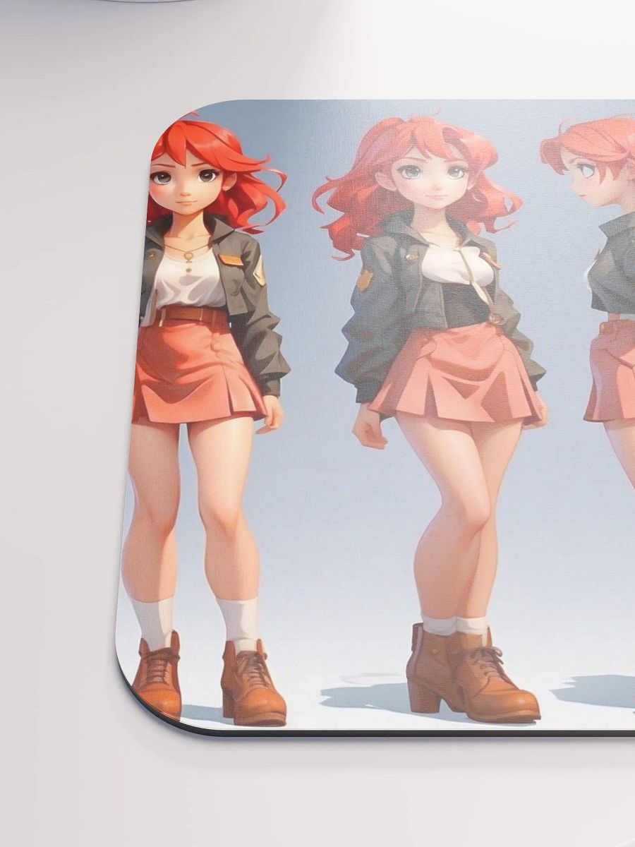 Trendy Redhead Character Mouse Pad product image (6)
