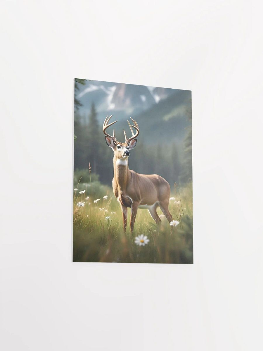 Majestic Buck Stands Guard Poster product image (3)