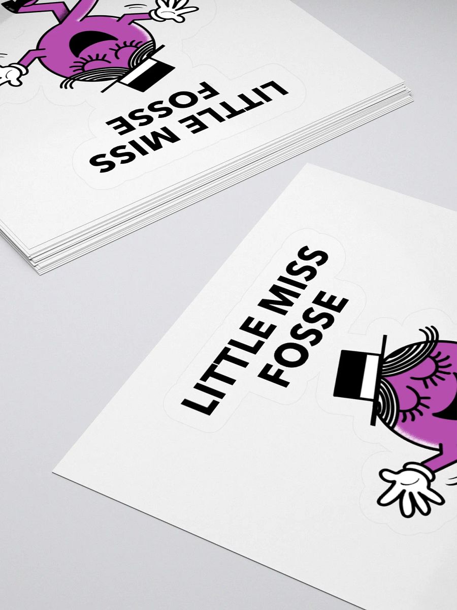 Little Miss Fosse Stickers – Kiss-Cut Musical Theatre Meme Vinyl Decals product image (12)
