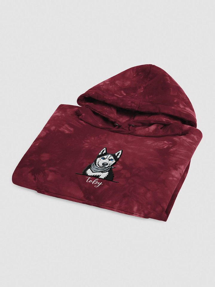 YOUR SIBERIAN HUSKY! / CHAMPION TIE-DYE HOODIE (UNISEX) / EMBROIDERED product image (2)