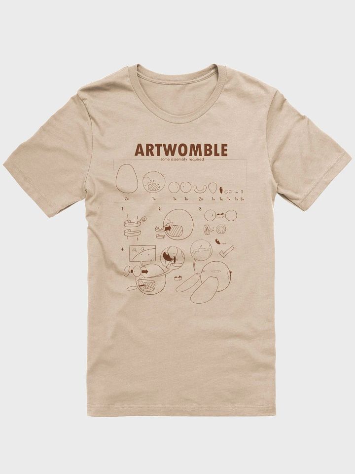 Artwomble SAR T-shirt - Brown Design product image (1)