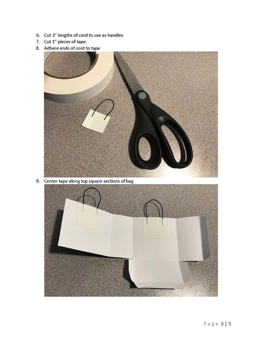 1:6 scale printable PDF shopping bags for 12" fashion dolls product image (7)