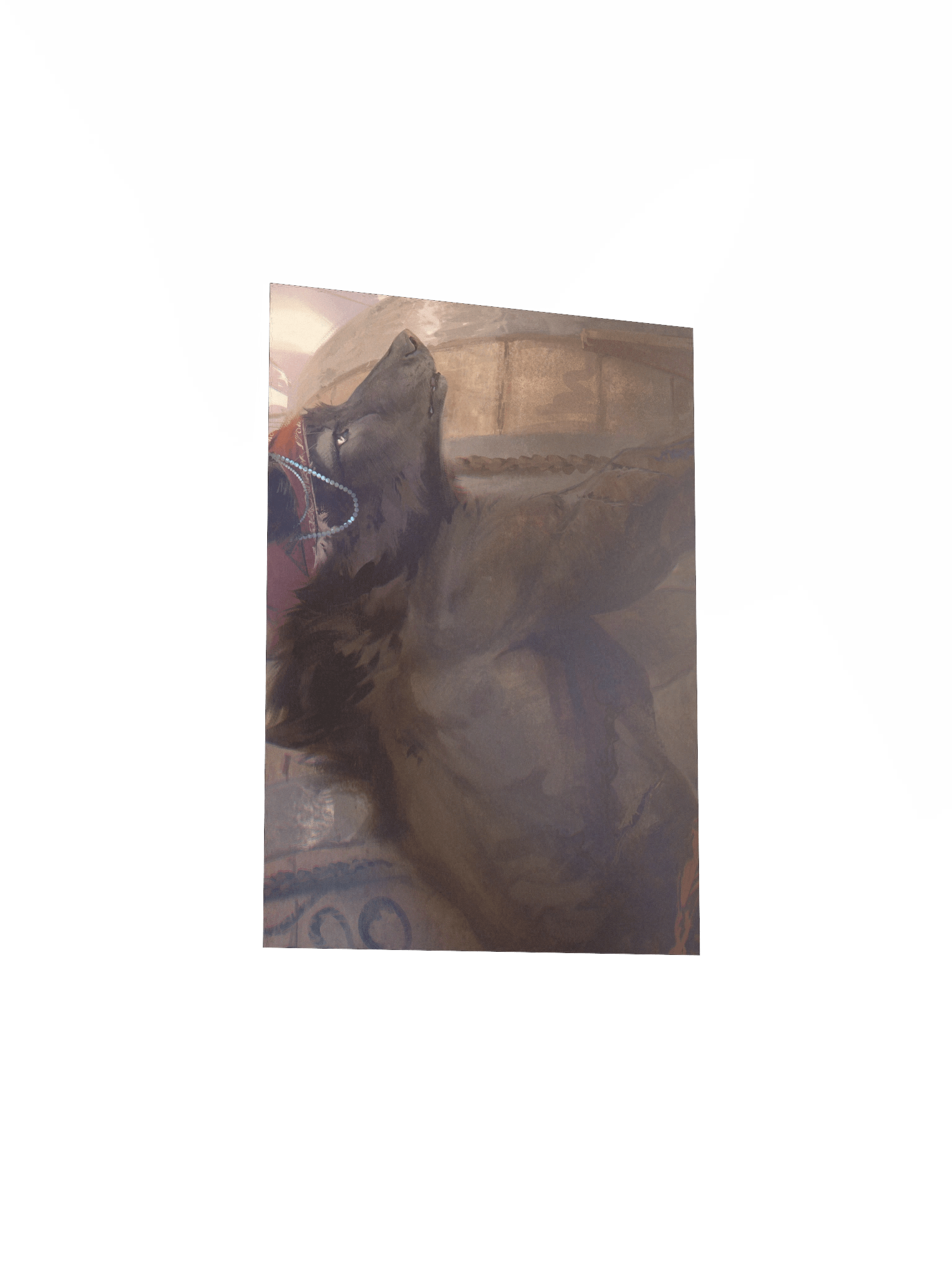 Matte Poster Print - Shirtless Wolf product image (5)