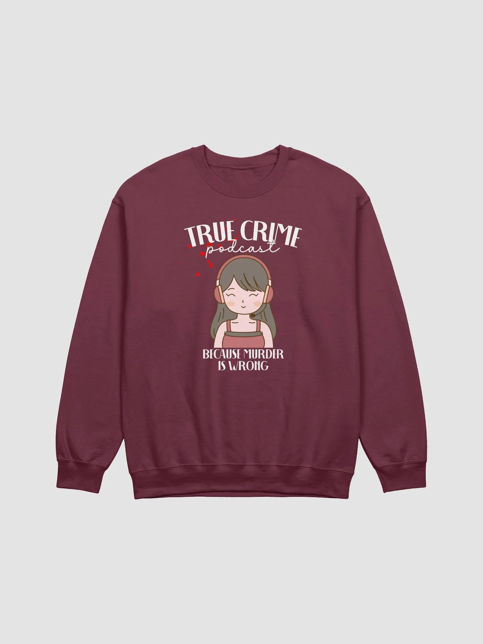 True Crime Podcast Girl Sweatshirt product image (2)