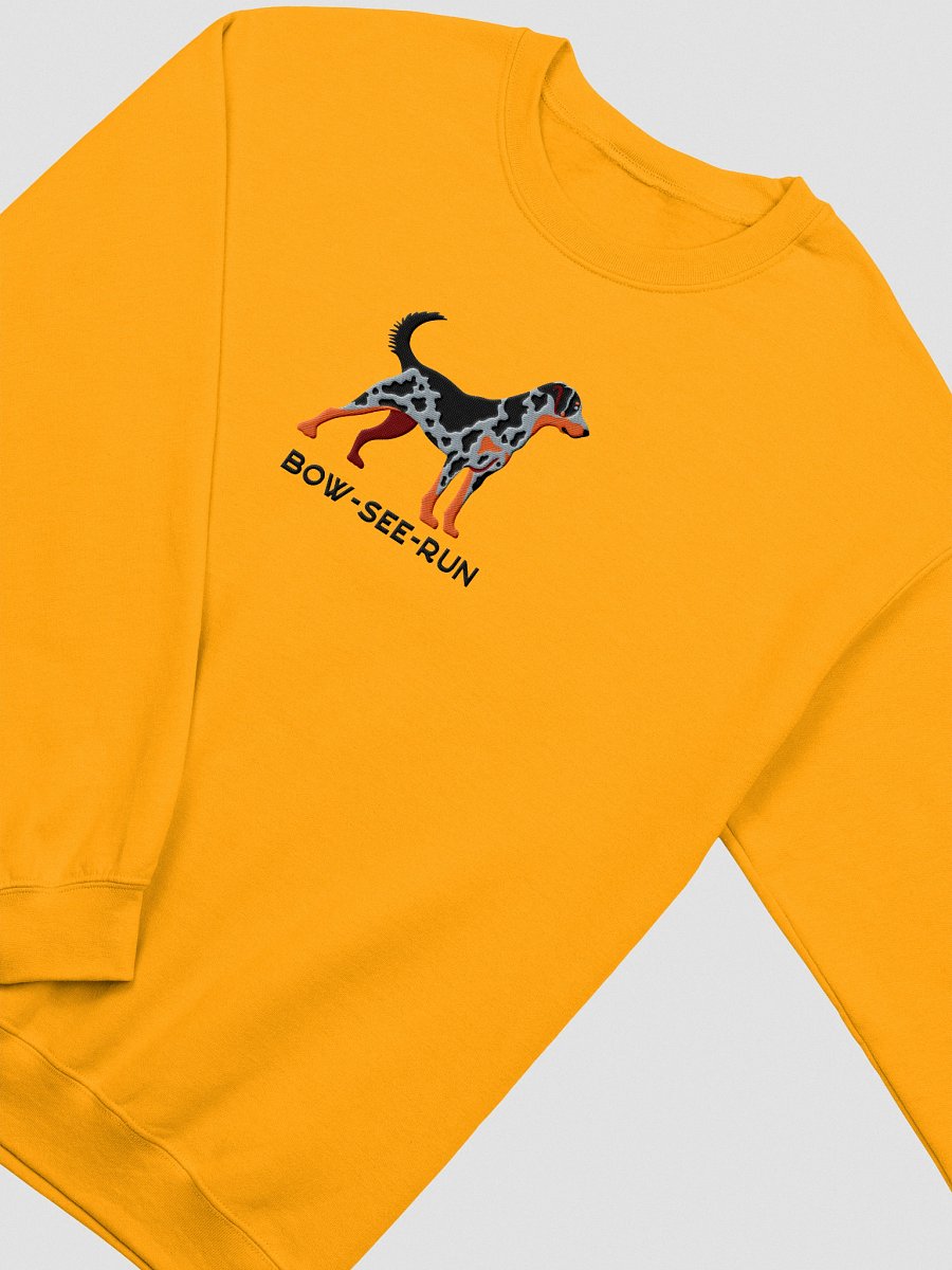 Bow-See-Run Sweatshirt (Embroidered) of a Beauceron(Harlequin) product image (12)