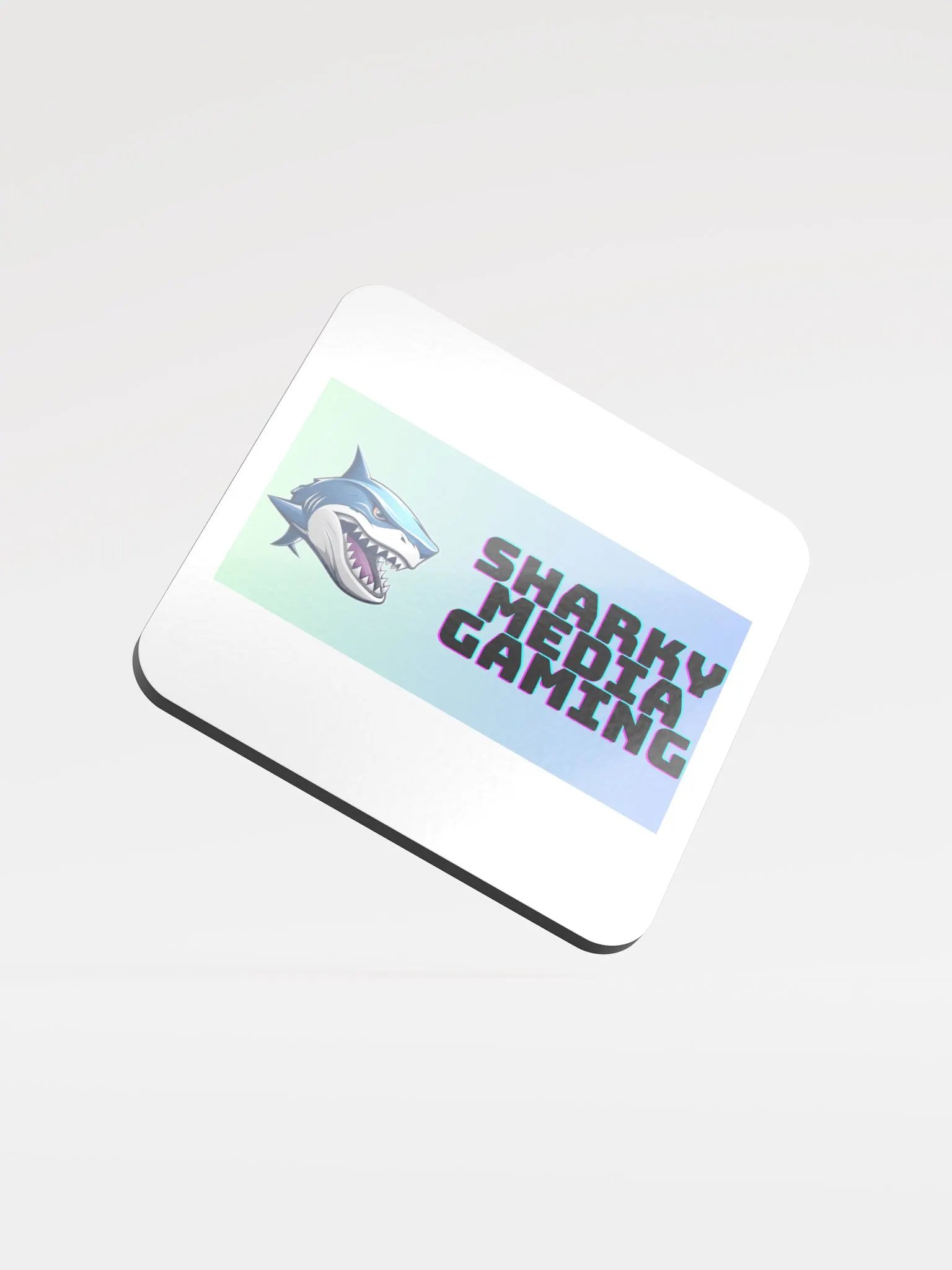 Sharky Media Gaming Coaster (Green/Blue) product image (1)