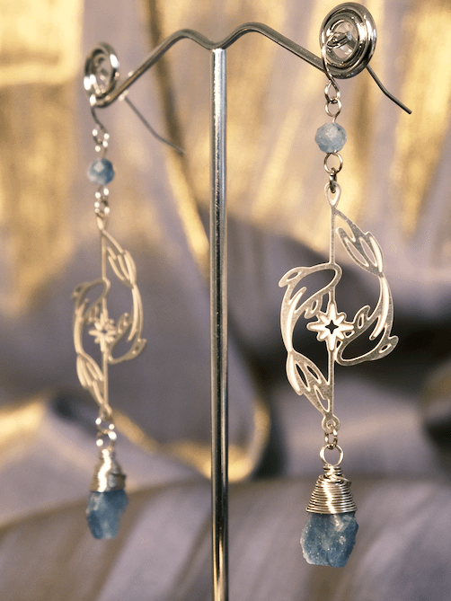 i feel Serene - Blue kyanite earrings product image (2)