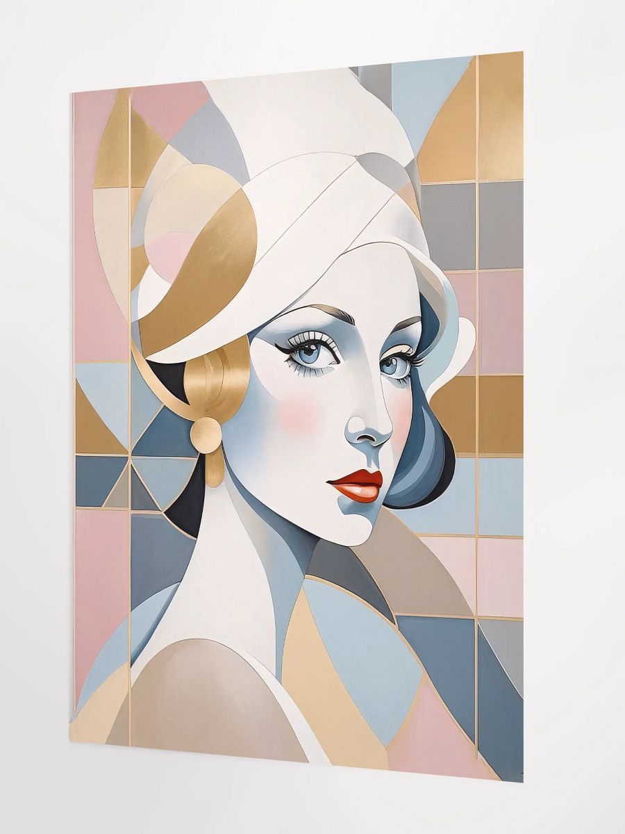 Lady Pastel Poster - Medium Size 18x24 Inches product image (2)