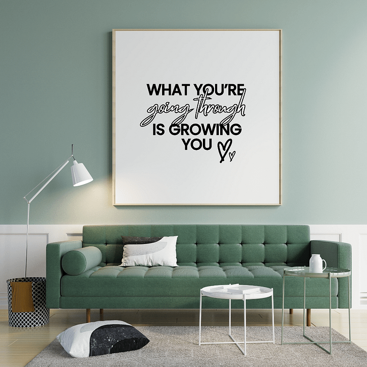 Wall Art 'What You're Going Through' Motivational Poster product image (1)