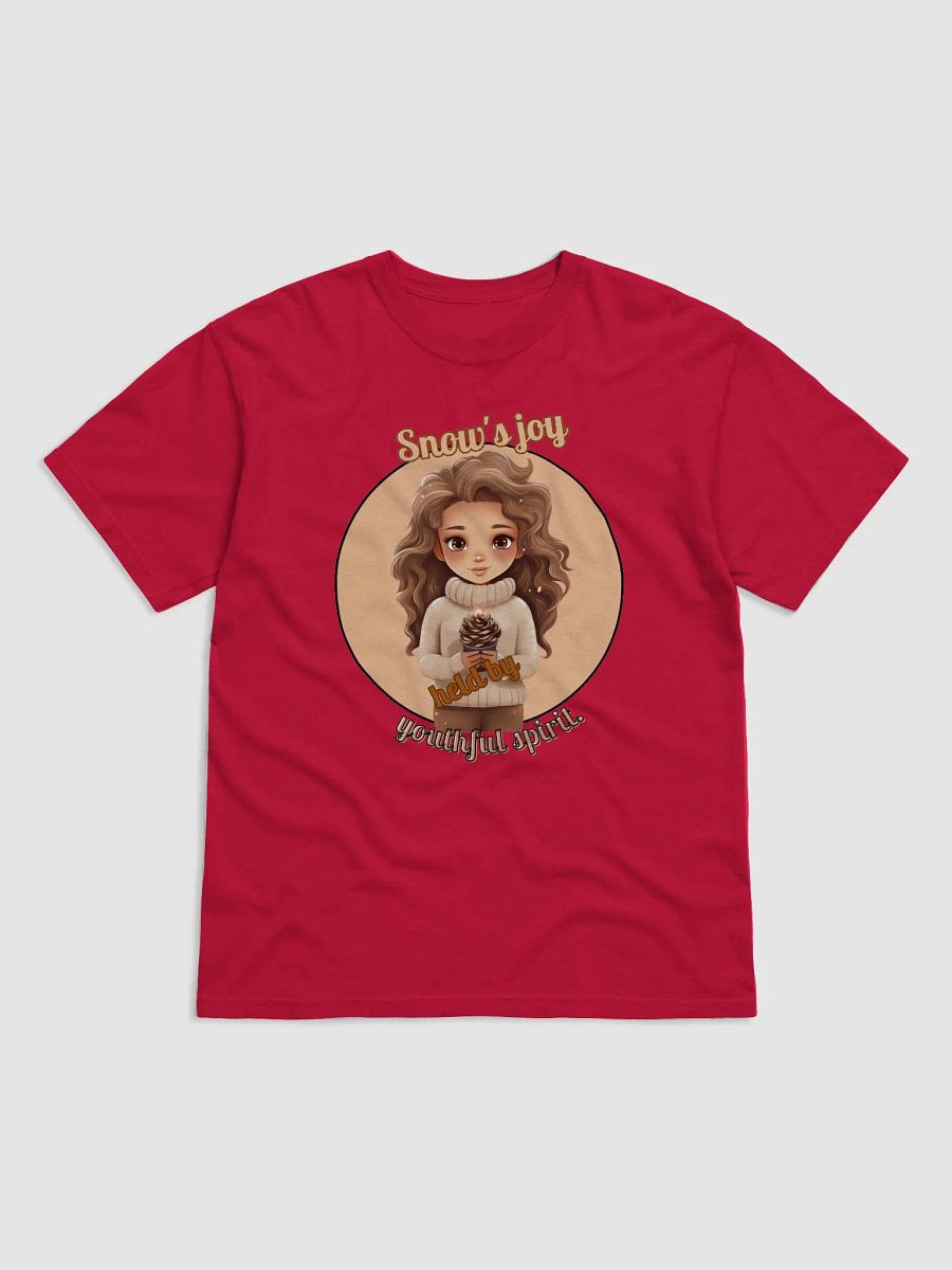Snow's joy hold by Youthful sprit_ T-shirt design product image (1)