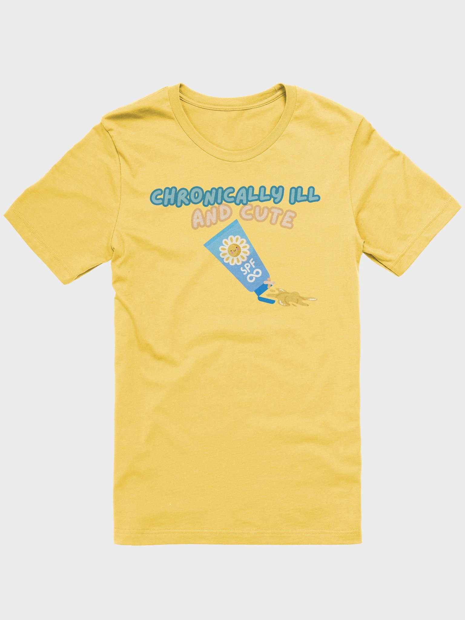 Summer Sunscreen Chronically Ill & Cute Tee product image (14)