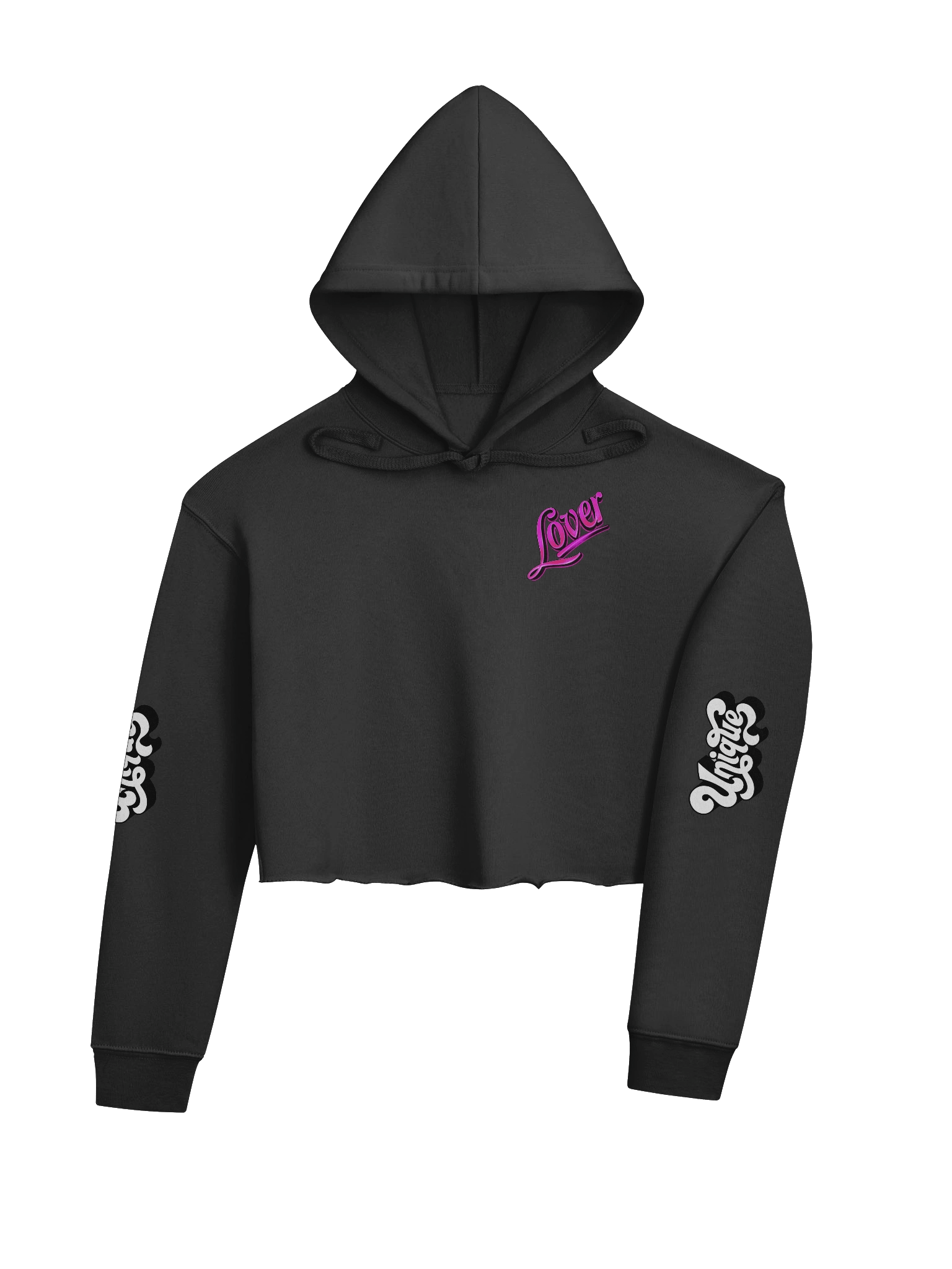 Unique Lover's Paradise Crop Hoodie product image (4)